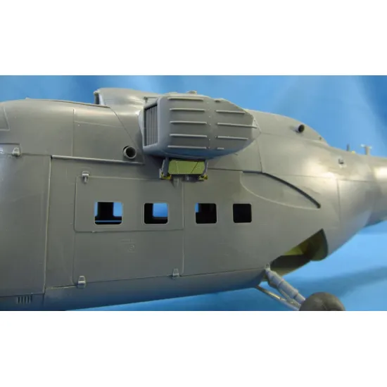 Us Stock Metallic Details Mdr4878 - 1/48 Mi-24. Exterior Zvezda Scale Model Kit