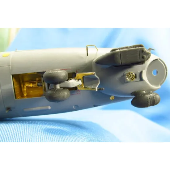 Us Stock Metallic Details Mdr4878 - 1/48 Mi-24. Exterior Zvezda Scale Model Kit