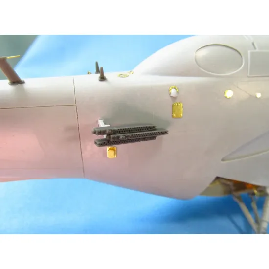 Us Stock Metallic Details Mdr4878 - 1/48 Mi-24. Exterior Zvezda Scale Model Kit