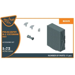 Clear Prop CPA72034 - 1/72 Polikarpov R-5 Exterior set for plastic model kit