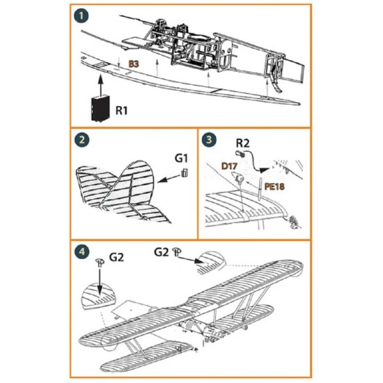 Clear Prop CPA72034 - 1/72 Polikarpov R-5 Exterior set for plastic model kit