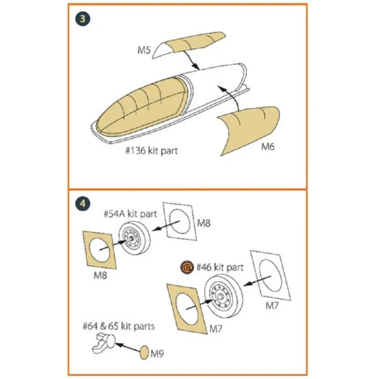 Clear Prop CPA72038 - 1/72 F-16B/D twin seater for REVELL kit painting mask