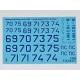 Foxbot 48-068 1/48 Numbers for Su-27UBM-1 decal for aircraft plastic model Foxbot 48-068 1/48 Numbers for Su-27UBM-1 decal for aircraft plastic model