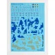 Foxbot 144-002 - 1/144 Decals for Digital Su-27S/P scale model kit