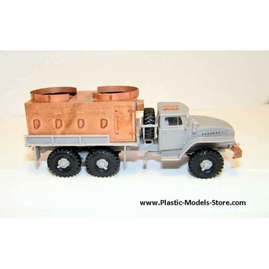Ural-4320 armoured guntruck with barbetts - military formations of the Ministry of Internal Affairs of Russian Federation (Chechen Republic) Photo-Etched set 1/72 Armory pe7210