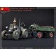 Miniart 35317 - 1/35 scale German Tractor D8506 With Cargo Trailer WWII model