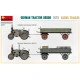 Miniart 35317 - 1/35 scale German Tractor D8506 With Cargo Trailer WWII model