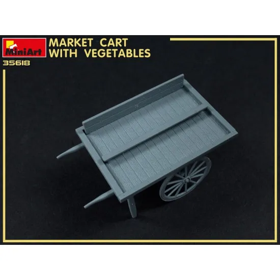 Miniart 35623 - 1/35 scale Market Cart with Vegetables model plastic kit