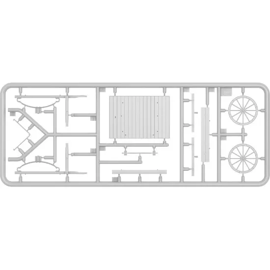 Miniart 35623 - 1/35 scale Market Cart with Vegetables model plastic kit