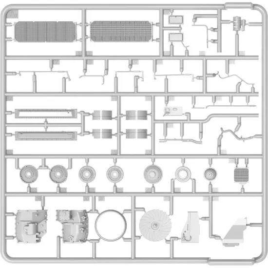 Miniart 37066 - 1/35 scale T-54 late transmission set plastic model kit
