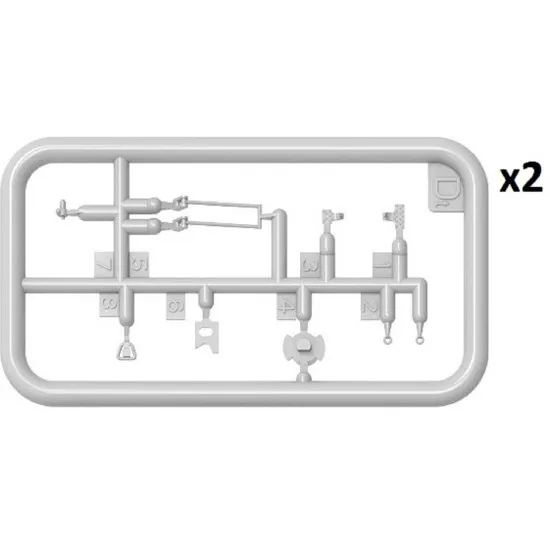 Miniart 37066 - 1/35 scale T-54 late transmission set plastic model kit