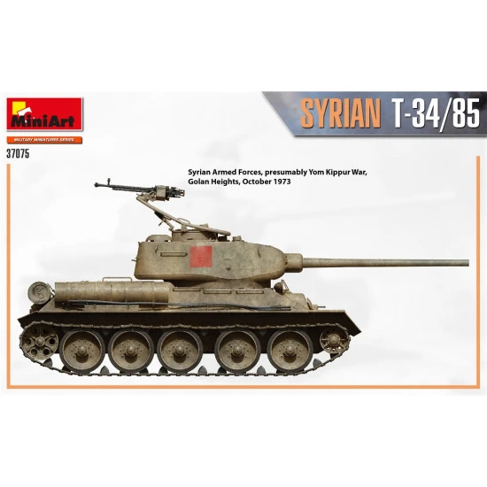 Miniart 37075 - 1/35 scale SYRIAN T-34/85 plastic model kit WWII Miniatures