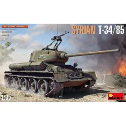 Us Stock Miniart 37075 - 1/35 Scale Syrian T-34/85 Plastic Model Kit Wwii Miniatures