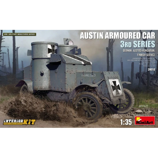 Miniart 39010 - 1/35 Austin Armoured car 3RD Series german austro-hungarian