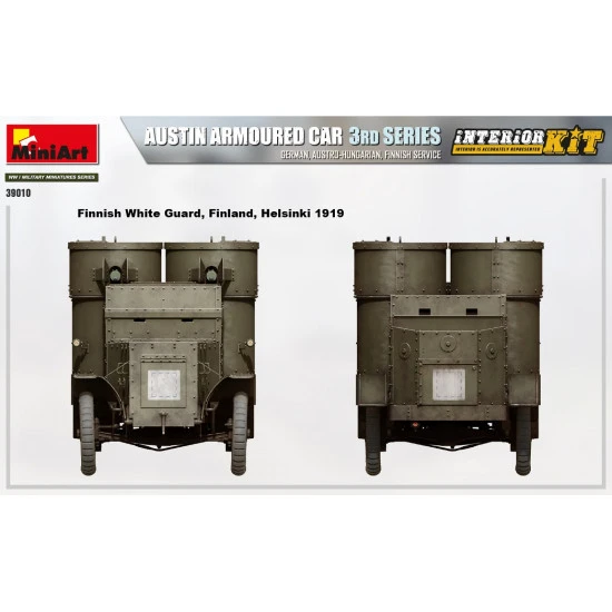 Miniart 39010 - 1/35 Austin Armoured car 3RD Series german austro-hungarian