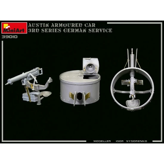 Miniart 39010 - 1/35 Austin Armoured car 3RD Series german austro-hungarian