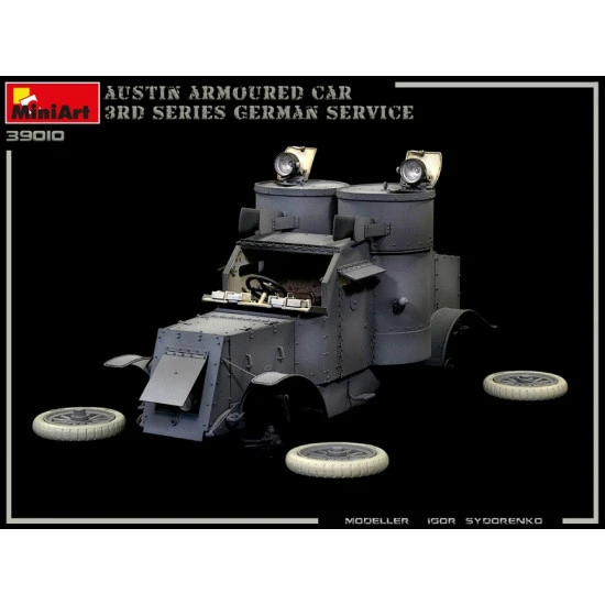 Miniart 39010 - 1/35 Austin Armoured car 3RD Series german austro-hungarian