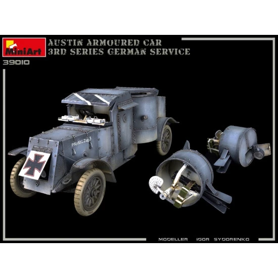 Miniart 39010 - 1/35 Austin Armoured car 3RD Series german austro-hungarian