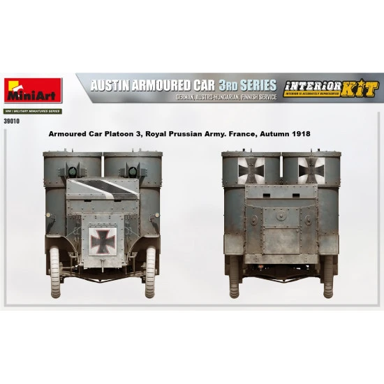 Miniart 39010 - 1/35 Austin Armoured car 3RD Series german austro-hungarian
