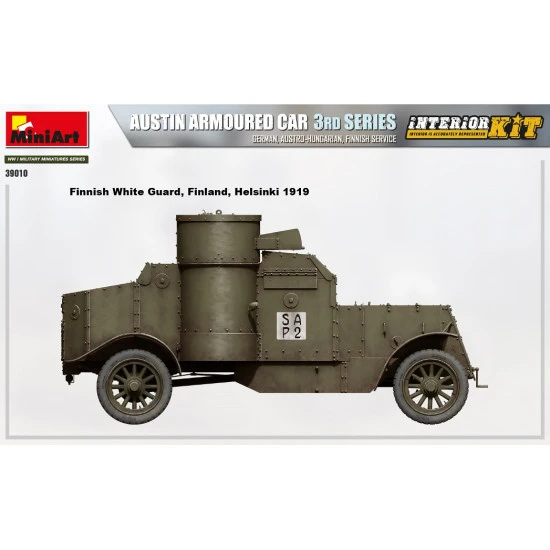 Miniart 39010 - 1/35 Austin Armoured car 3RD Series german austro-hungarian