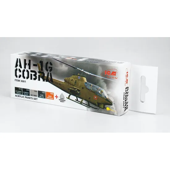 ICM 3001 - Set of acrylic headlights for AH - 1G COBRA