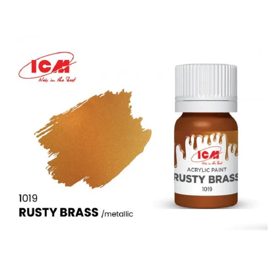 ICM 1019 - Acrylic paint, Rusty Brass. Volume, ml: Waterproof