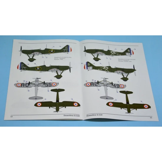 Dora Wings 32003 - 1/32 Dewoitine D.510, Airplane scale plastic model kit