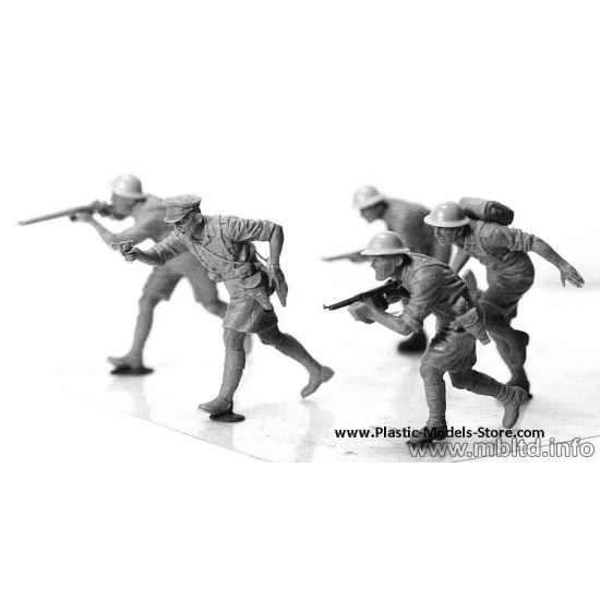 British Infantry North Africa Deset Battle 1/35 Master Box 3580