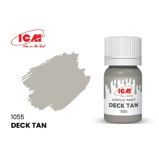 ICM 1055 - Acrylic paint, Deck Tan. Volume, ml: Waterproof