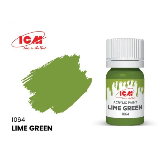 ICM 1064 - Acrylic paint, Lime Green. Volume, ml: Waterproof