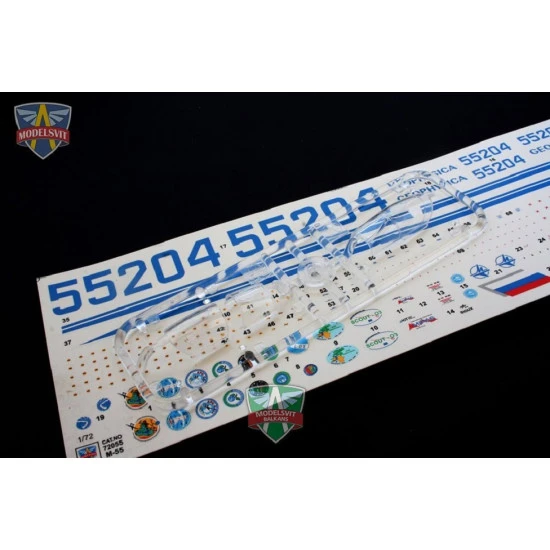 ModelSvit 72055 - 1/72 M-55 Geophysica research aircraft scale model plastic