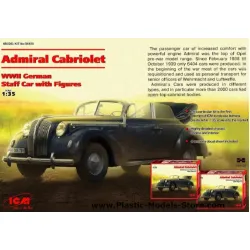 Us Stock Admiral Cabriolet, Wwii German Staff Car Wwii 1/35 Icm 35471