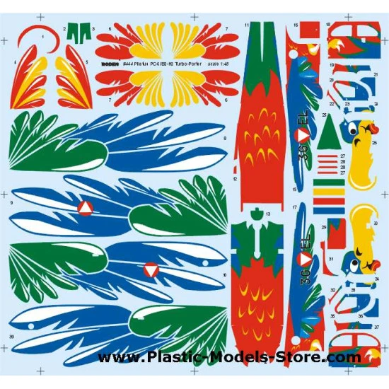 US Pilatus PC-6/B1-H2 Turbo Porter 1/48 Roden 444