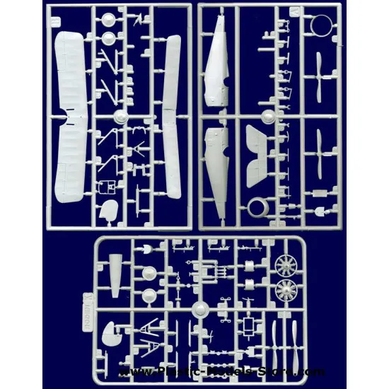 Nieuport 24 BIS French biplane WWI 1/72 Roden 059