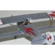 Scale plastic model airplane Nieuport 24 French biplane WWI 1/72 Roden 060 Scale plastic model airplane Nieuport 24 French biplane WWI 1/72 Roden 060