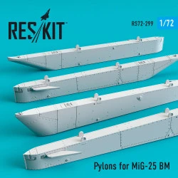 Reskit RS72-0299 - 1/72 Pylons for MiG-25 BM for plastic model kit