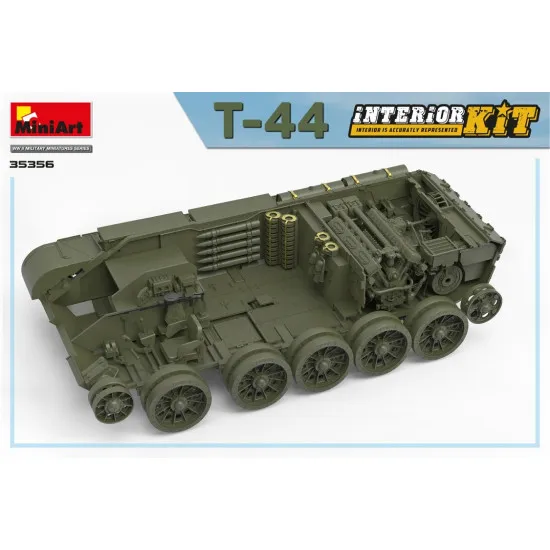 Miniart 35356 - 1/35 Soviet medium tank T-44 with interior scale model kit