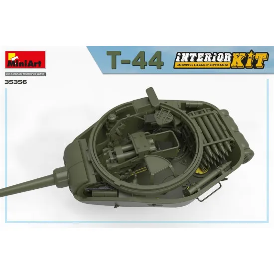 Miniart 35356 - 1/35 Soviet medium tank T-44 with interior scale model kit
