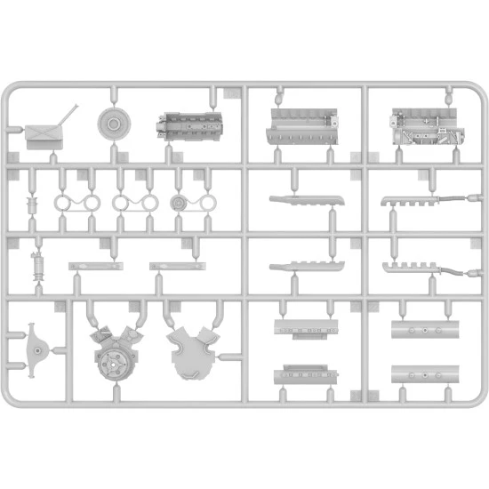 Miniart 35331 - 1/35 Maybach HL 120 engine for Panzer III / IV with repair crew