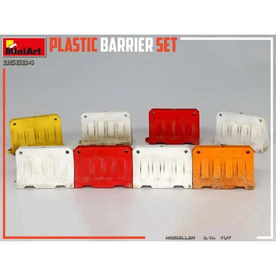 Miniart 35634 - 1/35 PLASTIC BARRIER SET scale model kit