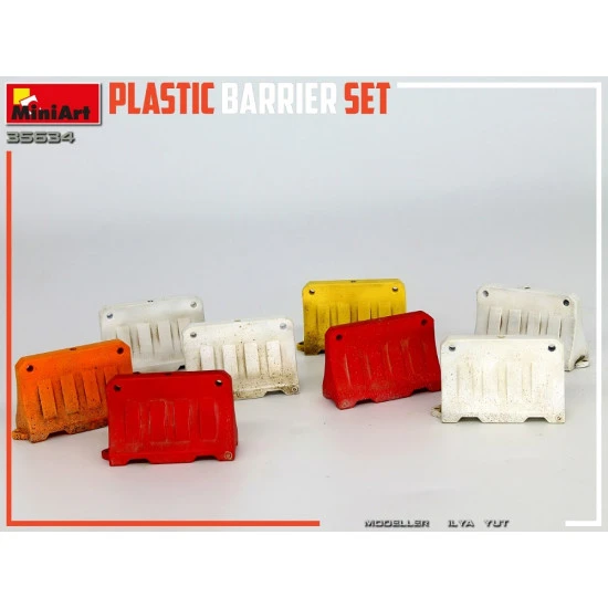 Miniart 35634 - 1/35 PLASTIC BARRIER SET scale model kit