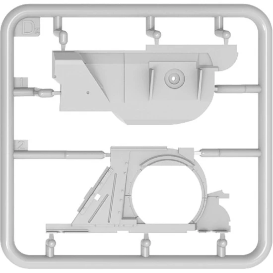 Miniart 37073 - 1/35 Transmission for the T-55 / T-55A tank scale model kit