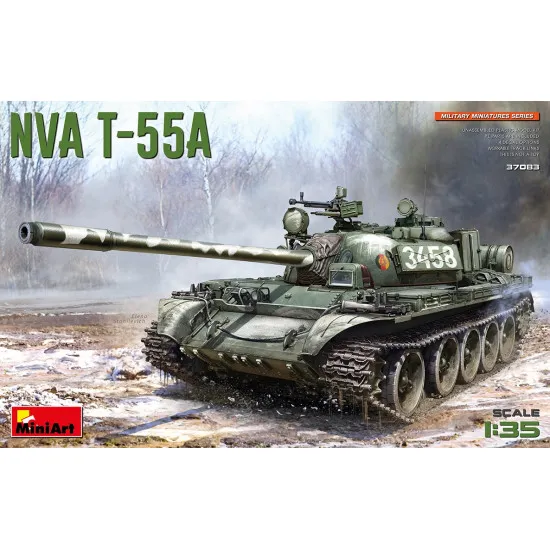 Miniart 37083 - 1/35 Medium tank NVA T-55A scale plastic model kit