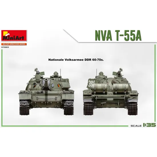 Miniart 37083 - 1/35 Medium tank NVA T-55A scale plastic model kit