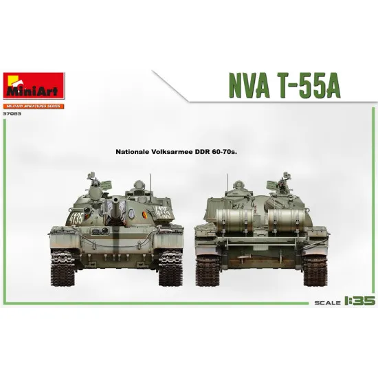 Miniart 37083 - 1/35 Medium tank NVA T-55A scale plastic model kit