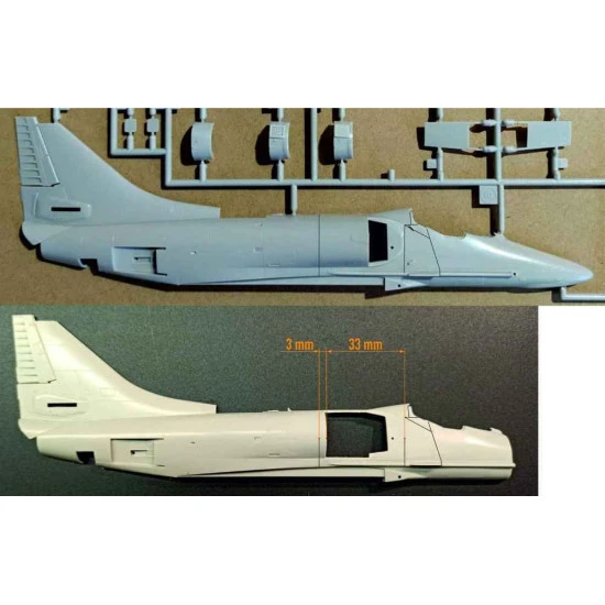 CAT4 R48036 - 1/48 A-4A/B/C Skyhawk intakes (for Hasegawa model kit)