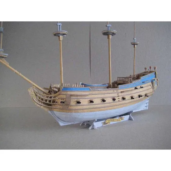 Paper Model Kit Frigate Eagle 1/100 scale Orel 307 Navy Russia 1669