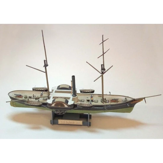 Paper Model Kit Steamer Saginaw, 1/200 scale, Orel 310, Navy, USA, 1860