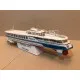 Paper Model Kit River motor ship pr.340E Raketa, 1/100 Orel 321, Civilian