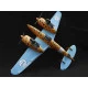 Paper Model Kit Attack aircraft Breda Ba.88 Lince, 1/33 scale Orel 308, Military